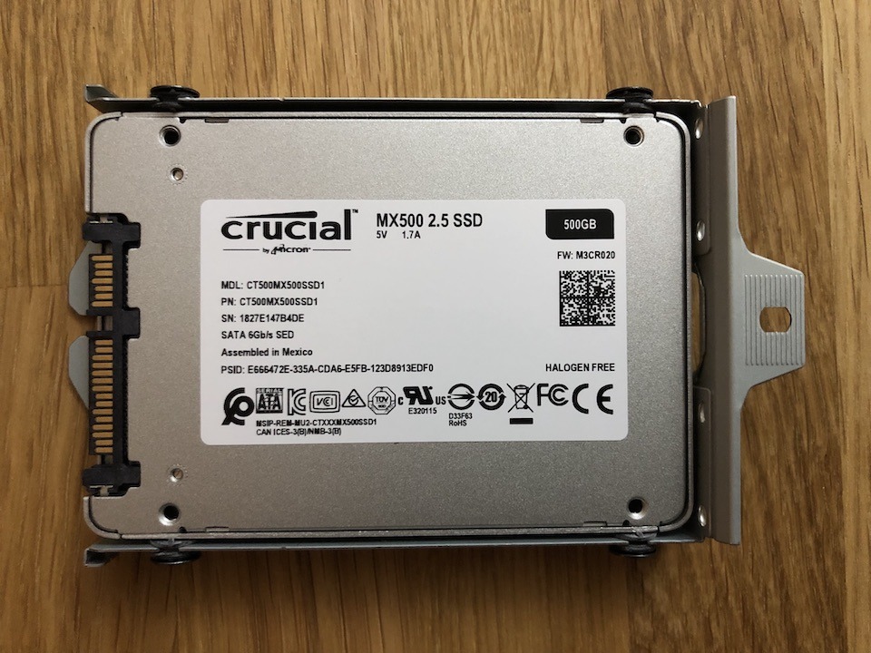 Test du SSD Crucial MX500 sur une PS4 Pro 